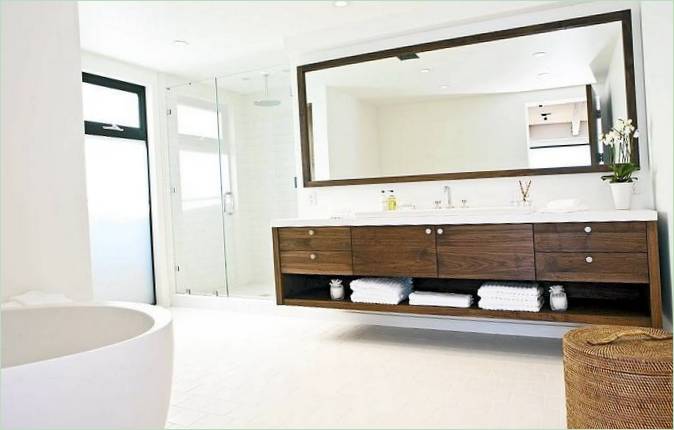 Conception de la salle de bains Malibu Celebrity Charm