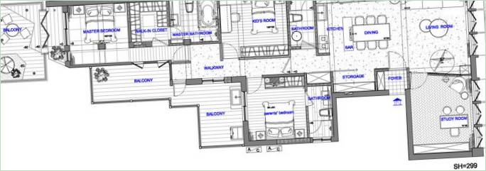 Plan de l'appartement