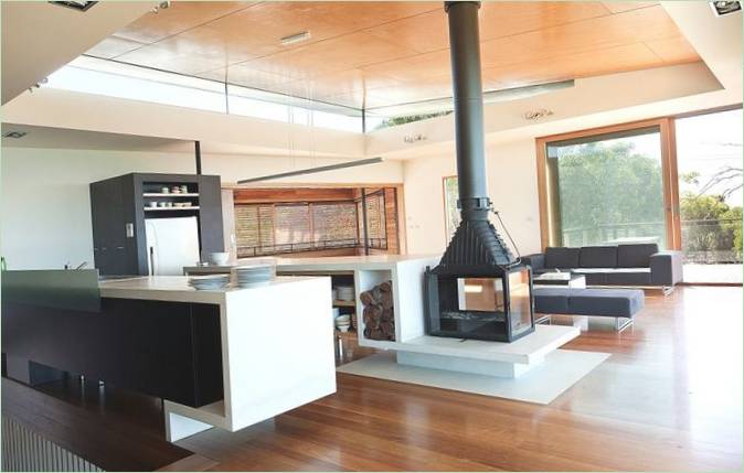 Intérieur d'un cottage de campagne australien