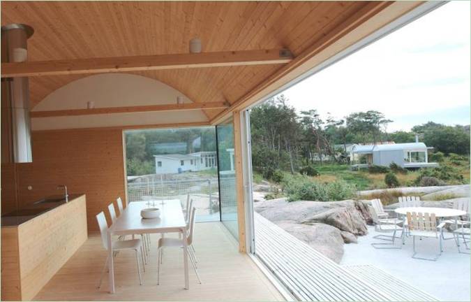 Intérieur d'une cuisine dans une maison d'été par Mats Fahlander