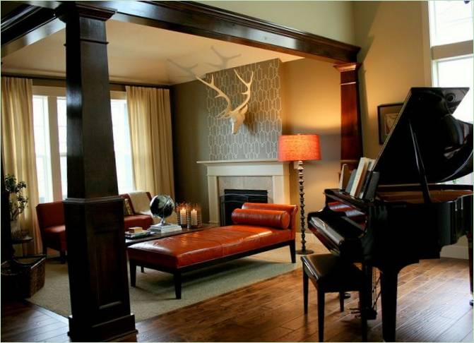 Intérieur de salon par Janell Beals - House of Fifty Mag
