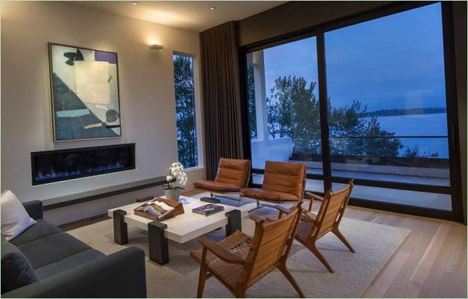 Aménagement intérieur d'une maison de campagne à Seattle, aux États-Unis