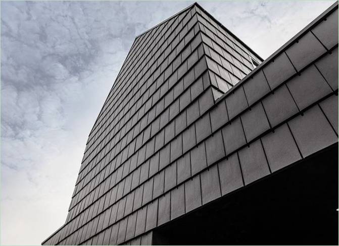 Revêtement de façade en carreaux de céramique