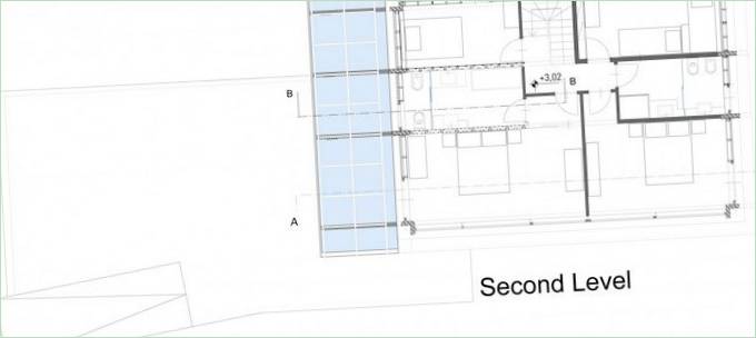 Projet de design intérieur de la maison Camelot 2 dans les montagnes italiennes