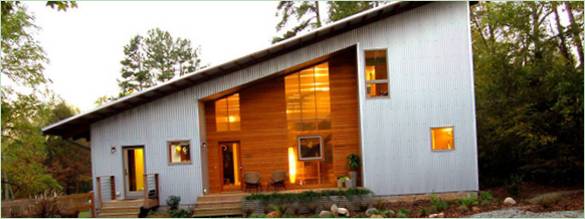 Une petite maison modulaire au design original