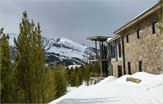 Résidence d'hiver de la sétaire à Rocky Mountain, Montana