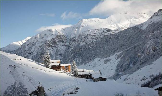 Maisons de vacances Zumthor dans les montagnes de Leis