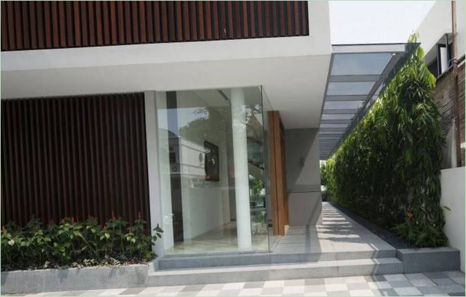 Wind Vault House : décoration intérieure d'une maison moderne à Singapour