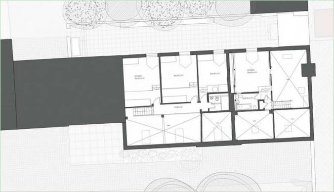 Plans des étages de The Oaks, Londres