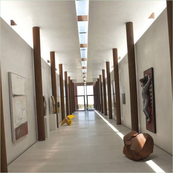 Œuvre d'art dans le hall de la Casa Valle Escondido