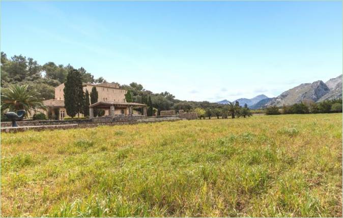 Extérieur et parc du manoir de Pollensa