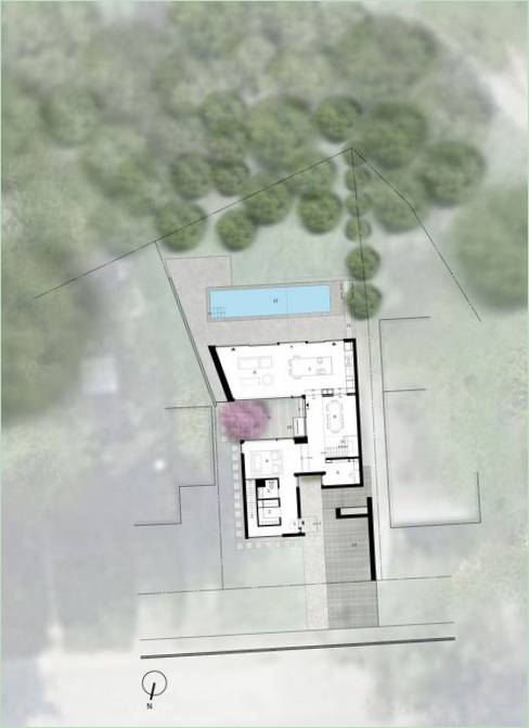 Le plan d'étage de la maison du ravin de Cedarvale