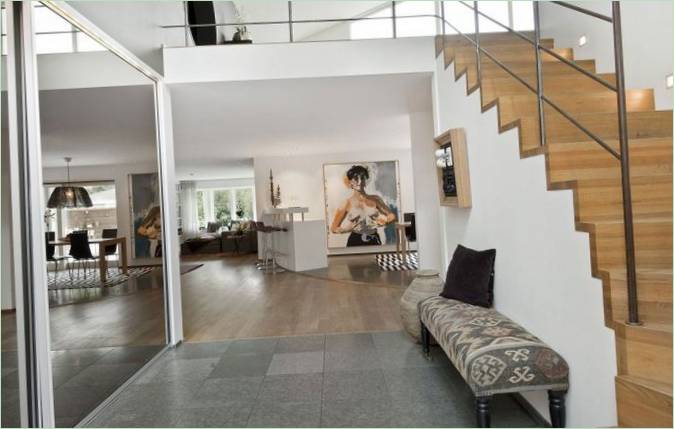 Résidence privée de design d'intérieur de luxe
