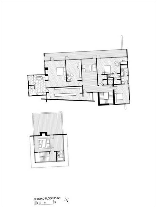 Projet d'appartements modernes de deux chambres à coucher à deux étages de la résidence Wissioming