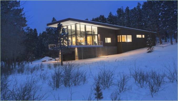 Maison de campagne au milieu des montagnes Lodgepole Retreat aux USA