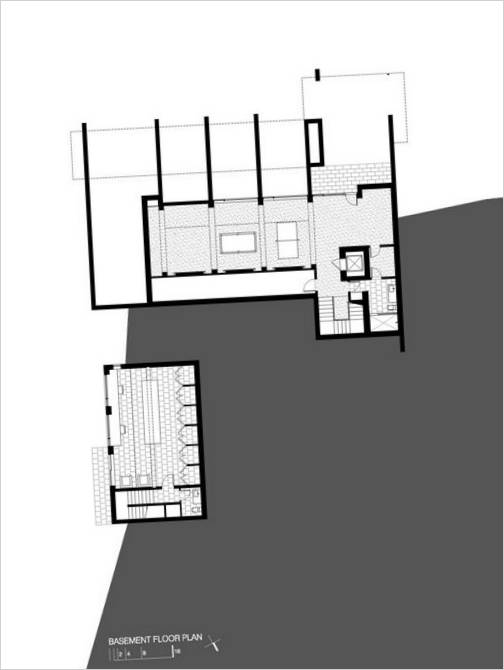 Projet de maison de ville moderne à deux étages de la résidence Wissioming