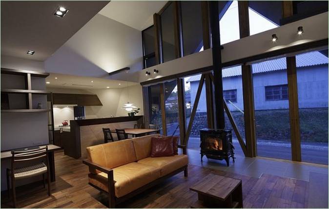 Origami House Living Area Interior Design