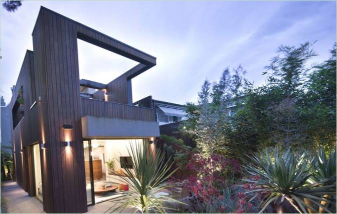 Amazing Fitzroy House - conception par Techne Architects, Fitzroy, Victoria, Australie - extérieur