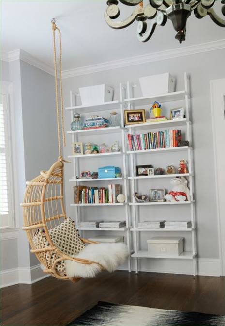 Intérieur confortable d'une maison dans la banlieue de Chicago - conception de la chambre d'enfant