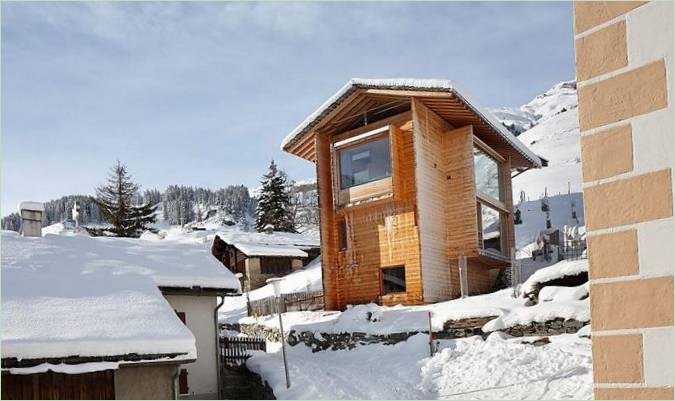 Chalets de vacances Zumthor dans les montagnes de Leis