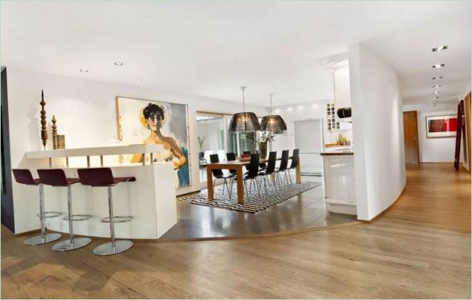 Aménagement intérieur de luxe dans une résidence privée