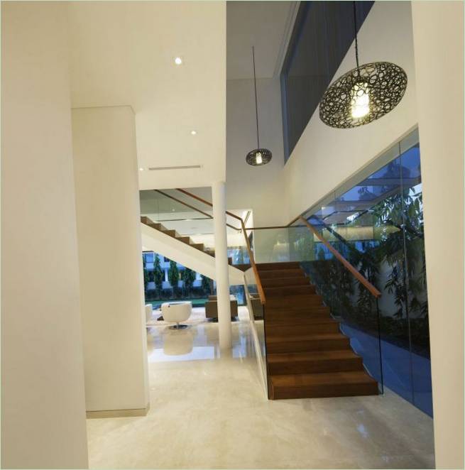 Wind Vault House : décoration intérieure d'une maison moderne à Singapour