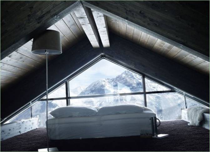 Aménagement intérieur de Camelot 2 dans les montagnes italiennes