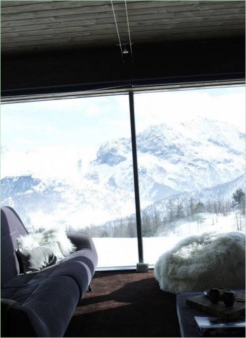 Design intérieur de Camelot Cottage 2 dans les montagnes en Italie