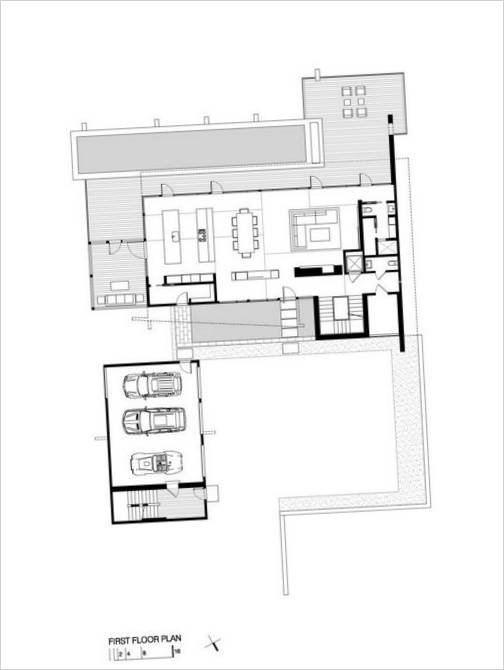 Projet de la résidence moderne à deux étages de Wissioming