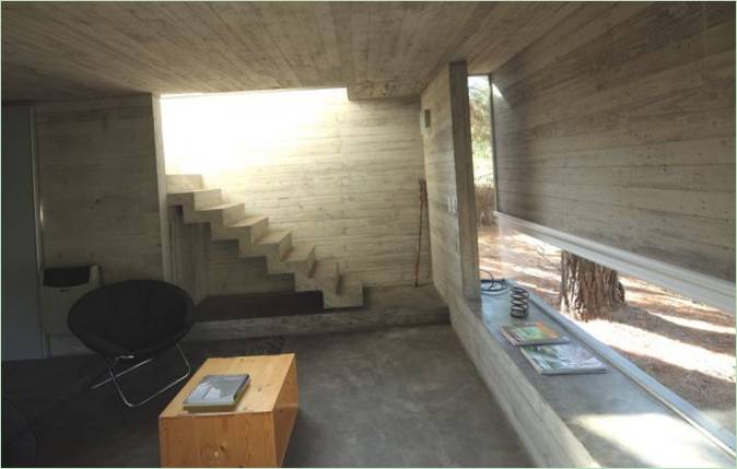 L'intérieur de la maison de vacances contemporaine Casa Franz
