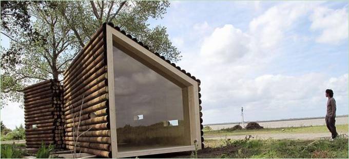 Une cabane en rondins