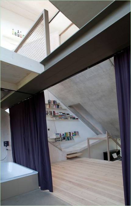 Conception de la salle de bain dans une maison de ville B14
