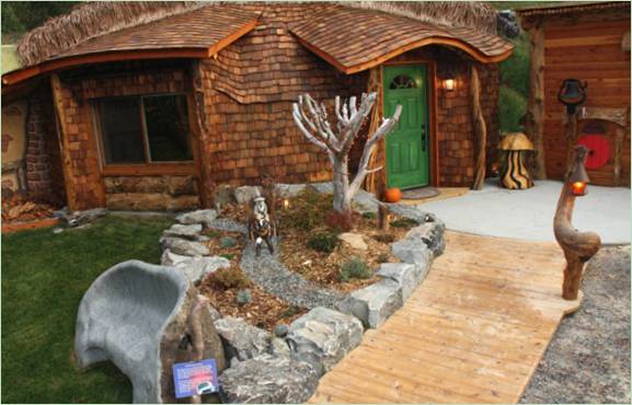 Pont d'une maison de hobbit