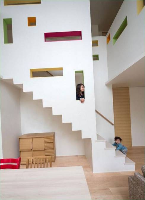 Escalier vers le premier étage