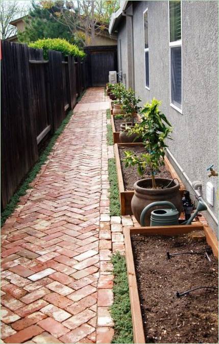 Idées pour une allée de jardin en briques