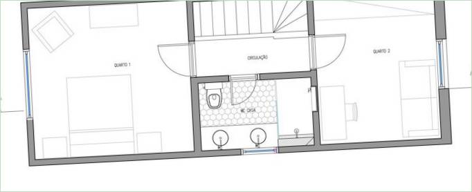 Plan d'étage de la maison