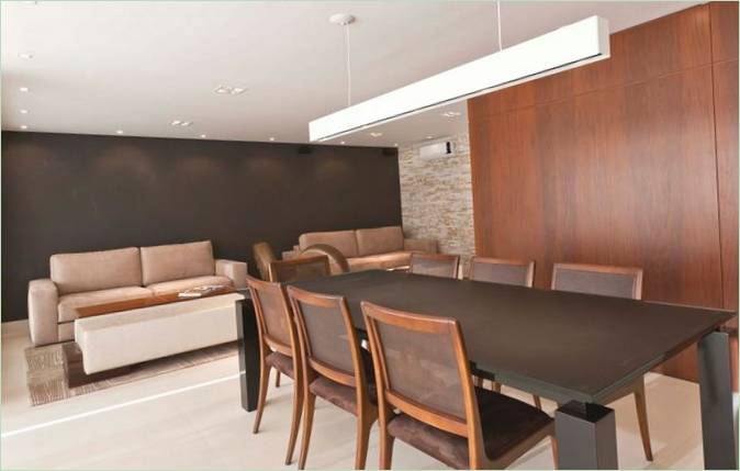 Salle à manger dans une résidence familiale