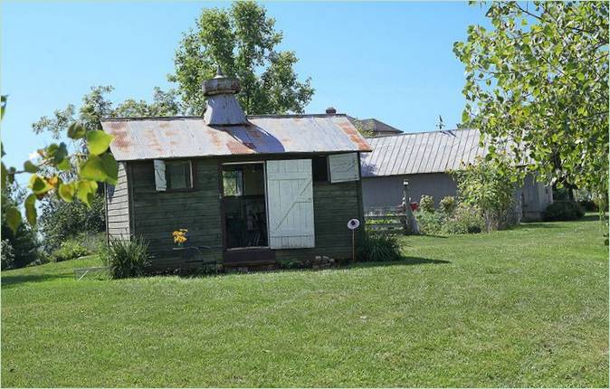 L'extérieur de la maison de vacances