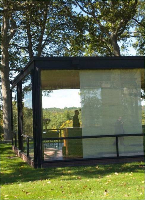 La charpente métallique de la Maison de verre