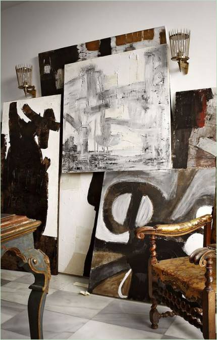 Peintures à l'intérieur de Santiago Castillo