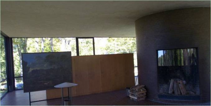 L'intérieur de la Maison de verre