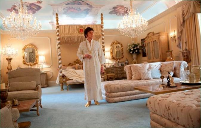 Design intérieur de chambre à coucher de luxe