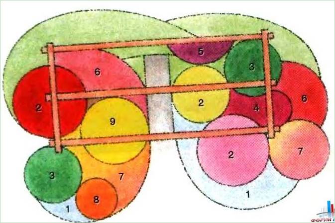 Une pergola en bois sur la propriété