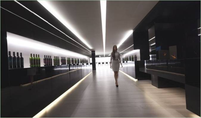 Magasin de vin moderne Le magasin de vin Vegamar Selección, projet de Fran Silvestre Arquitectos, Valence, Espagne