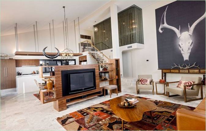 Design d'intérieur pour le salon du Bletchley Loft