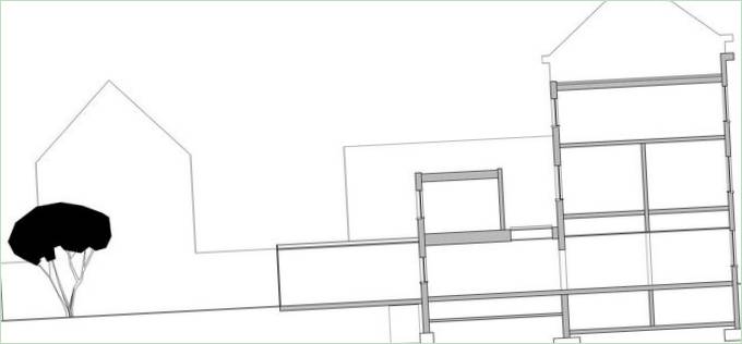 Plans d'étage de la maison de la boîte pliante à Anvers