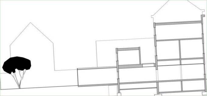 Plans d'étage de la maison de la boîte pliante à Anvers