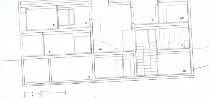 Plans des étages de la Casa I