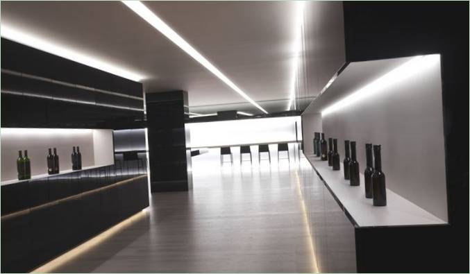 La boutique de vins Vegamar Selección, un projet contemporain de Fran Silvestre Arquitectos à Valence, en Espagne