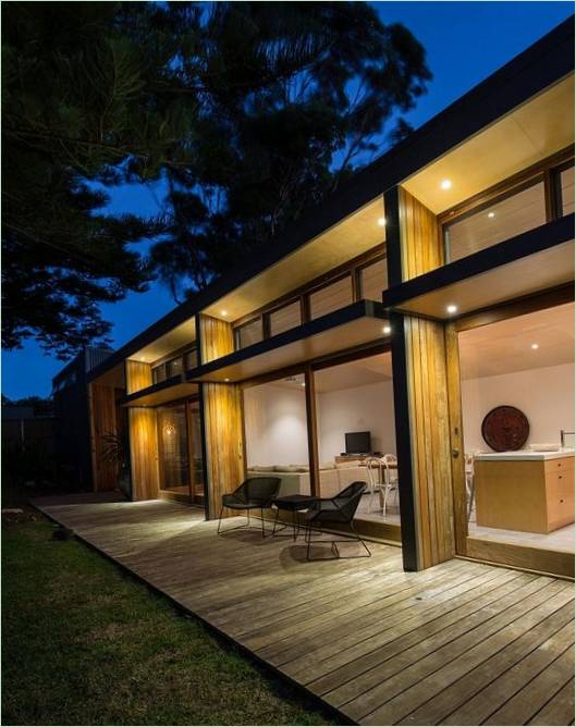 Conception d'un cottage résidentiel contemporain par Bourne Blue Architecture